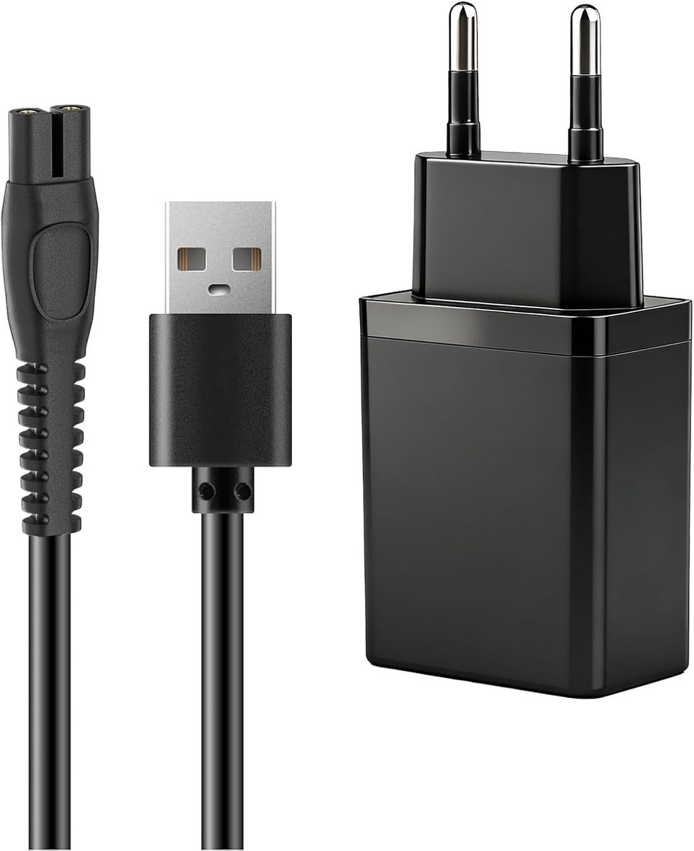 Oplaadbare 5V Scheerapparaat USB Lader met 1m Kabel voor OneBlade en Trimmers - Geschikt voor QP2824 QP2834 MG5910 MG7910 MG7950