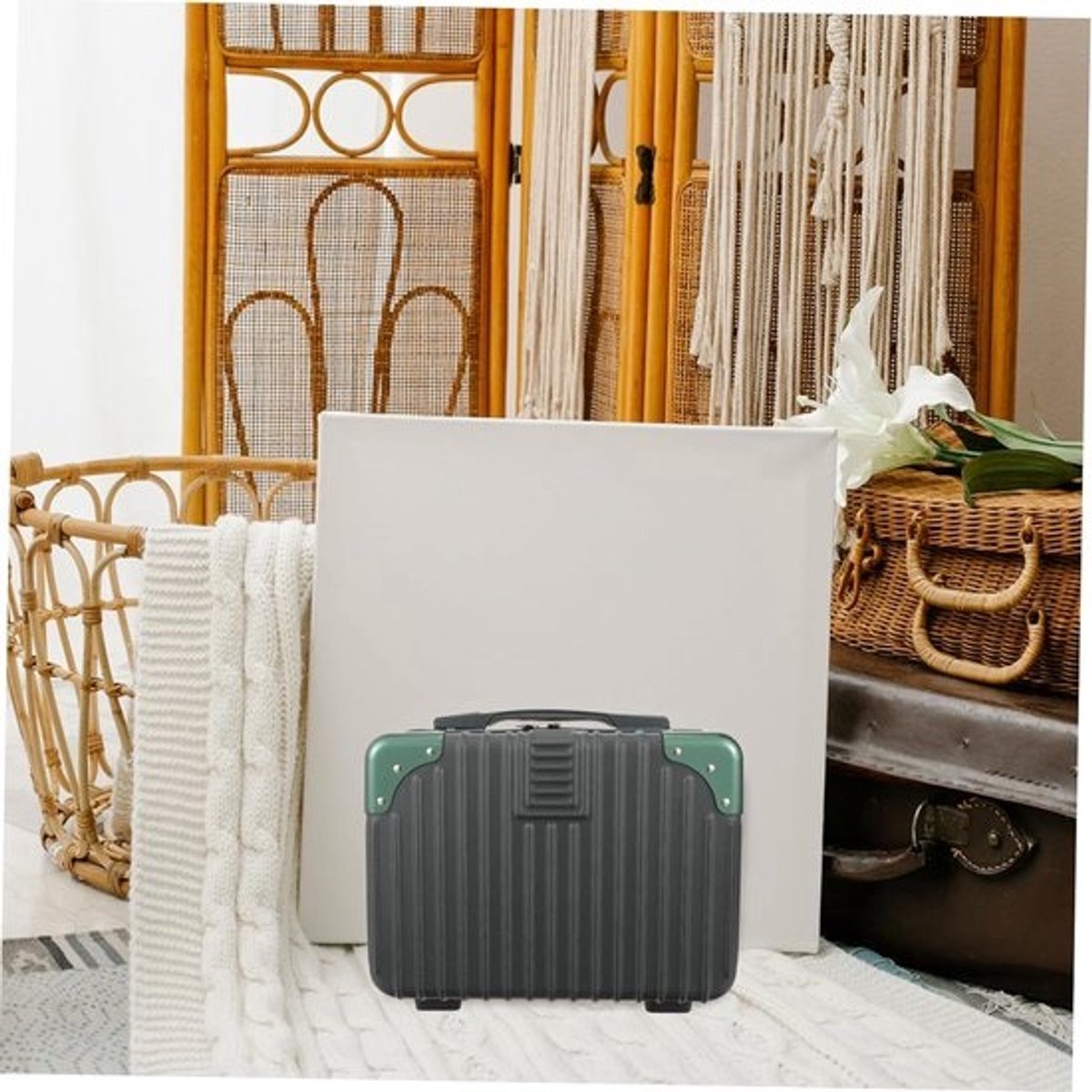 Reis Make-up Koffer - Toiletartikelen Tas - Cosmetica Opbergen - Handige Handkoffer - 30 x 22 x 15 cm
