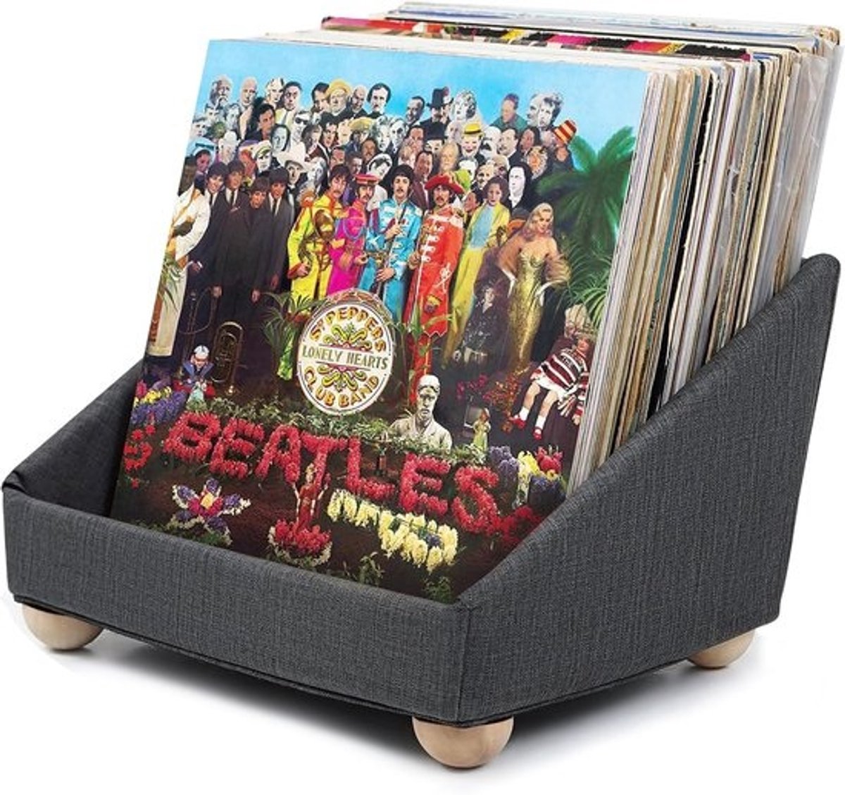 Vinyl Platen Opbergsysteem voor 40-45 LP's – Praktische en Duurzame Display Houder - Gemakkelijk Doorbladeren