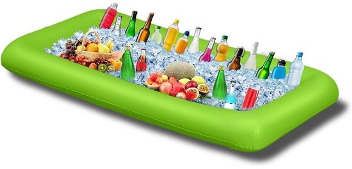 Grote Opblaasbare Buffetkoeler XXL voor Drankjes & Buffet - Drijvend IJsemmer voor Zwembad en Feesten