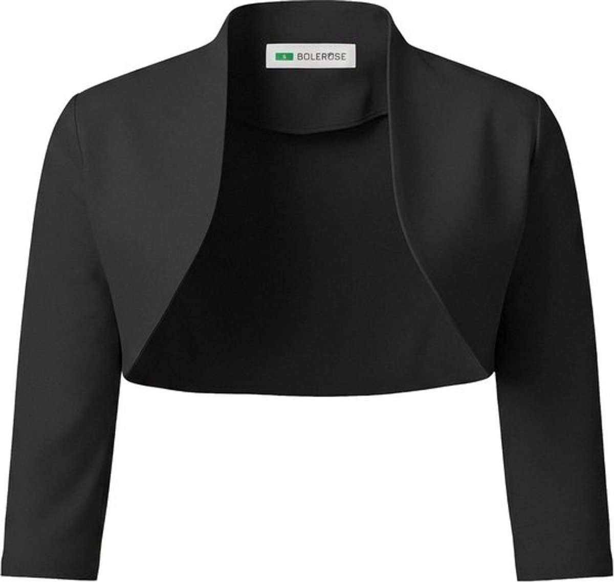 Elegante Damesbolero met 3/4 Mouw - Getailleerde Shrug voor Feestelijke Gelegenheden