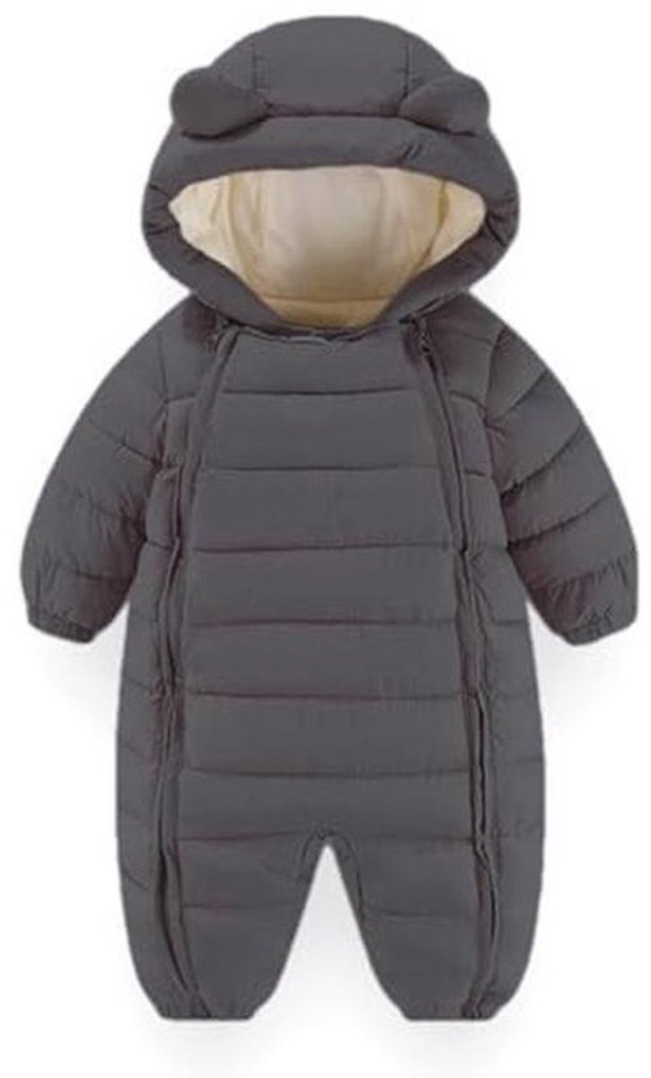 Dikke Winteroverall voor Baby's met Capuchon – Geschikt voor Jongens en Meisjes