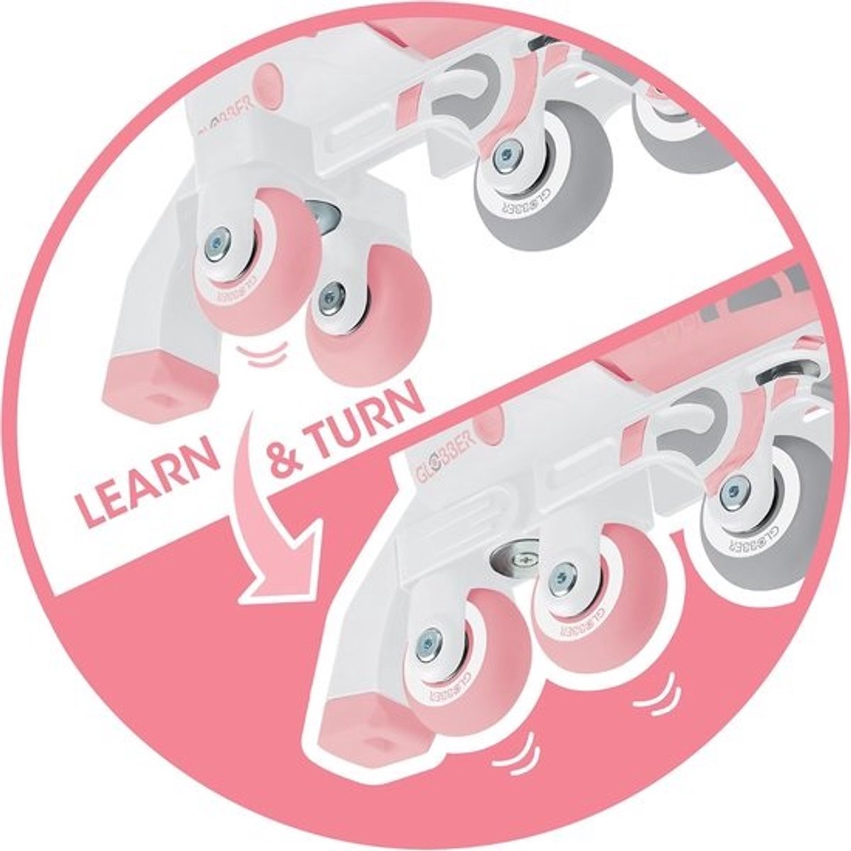 Verstelbare 2-in-1 Skates voor Kinderen - Inline en Quad - Maat 26-29 - Roze