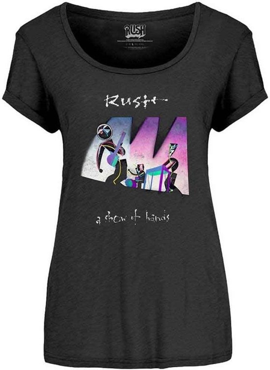 Dames T-shirt - Top met scoop neck - Casual kleding - Officiële licentie - 24 x 22 x 2 cm