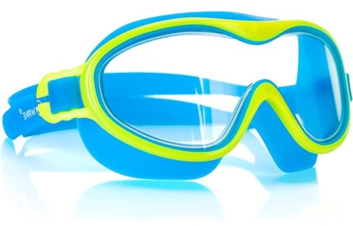 Kinder Zwembril - Zwemgoggles Kind - Veilig Zwemmen - Vergroot Zicht - 17 cm - Blauw