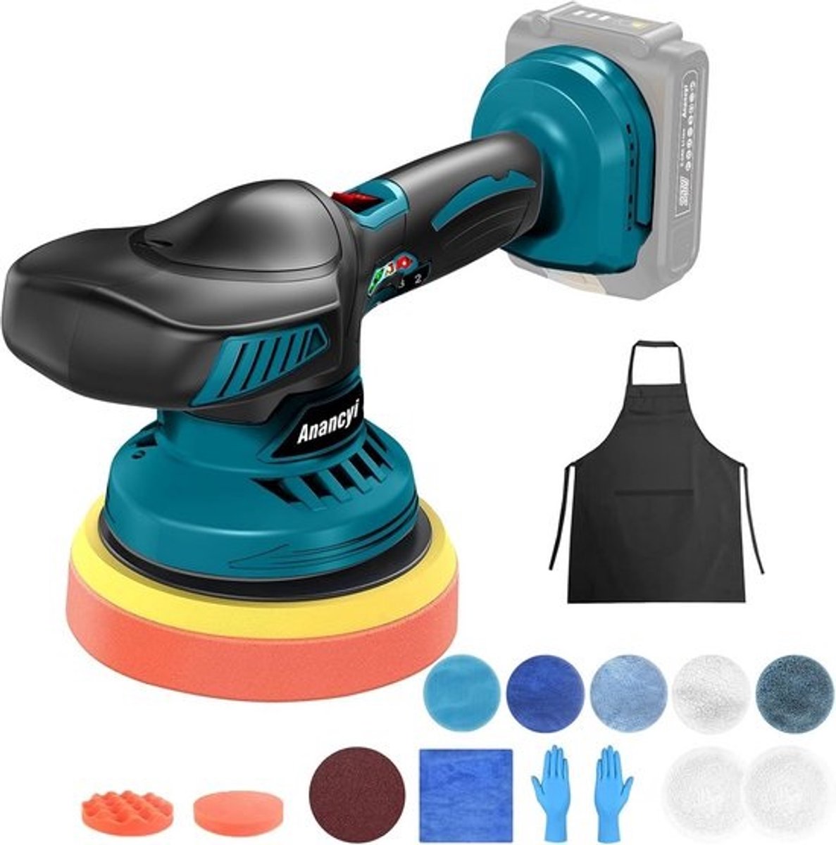 Poetsmachine Auto - Polijstmachine - Schuurmachine - Autoverzorging