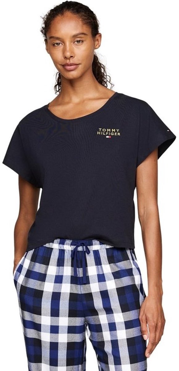 Dames T-shirt met Gouden Borduursel - Comfortabel en Stijlvol