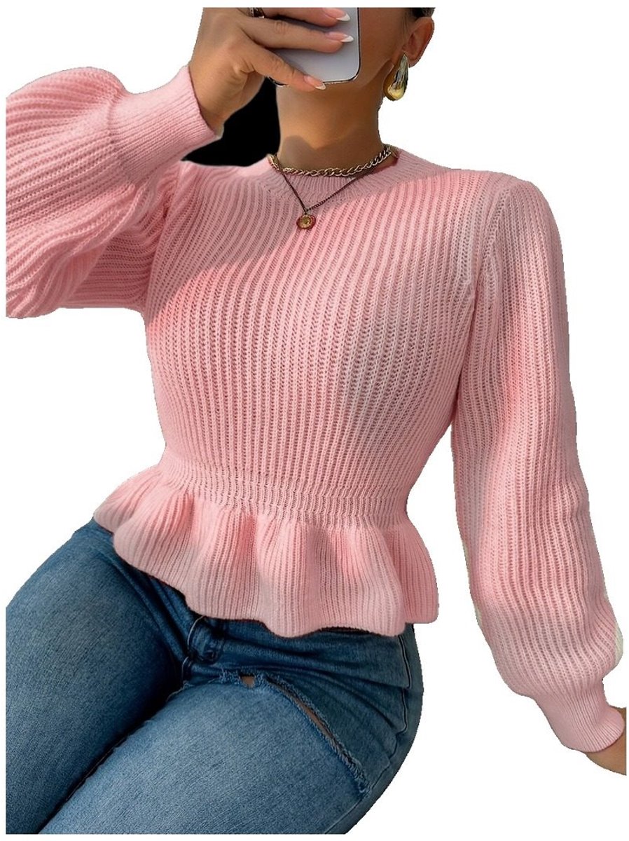Currero Sweater Dames Sweaters Sweatshirt Hoodie Warme Trui Pullover Jumper Crewneck Vest Rode Roos