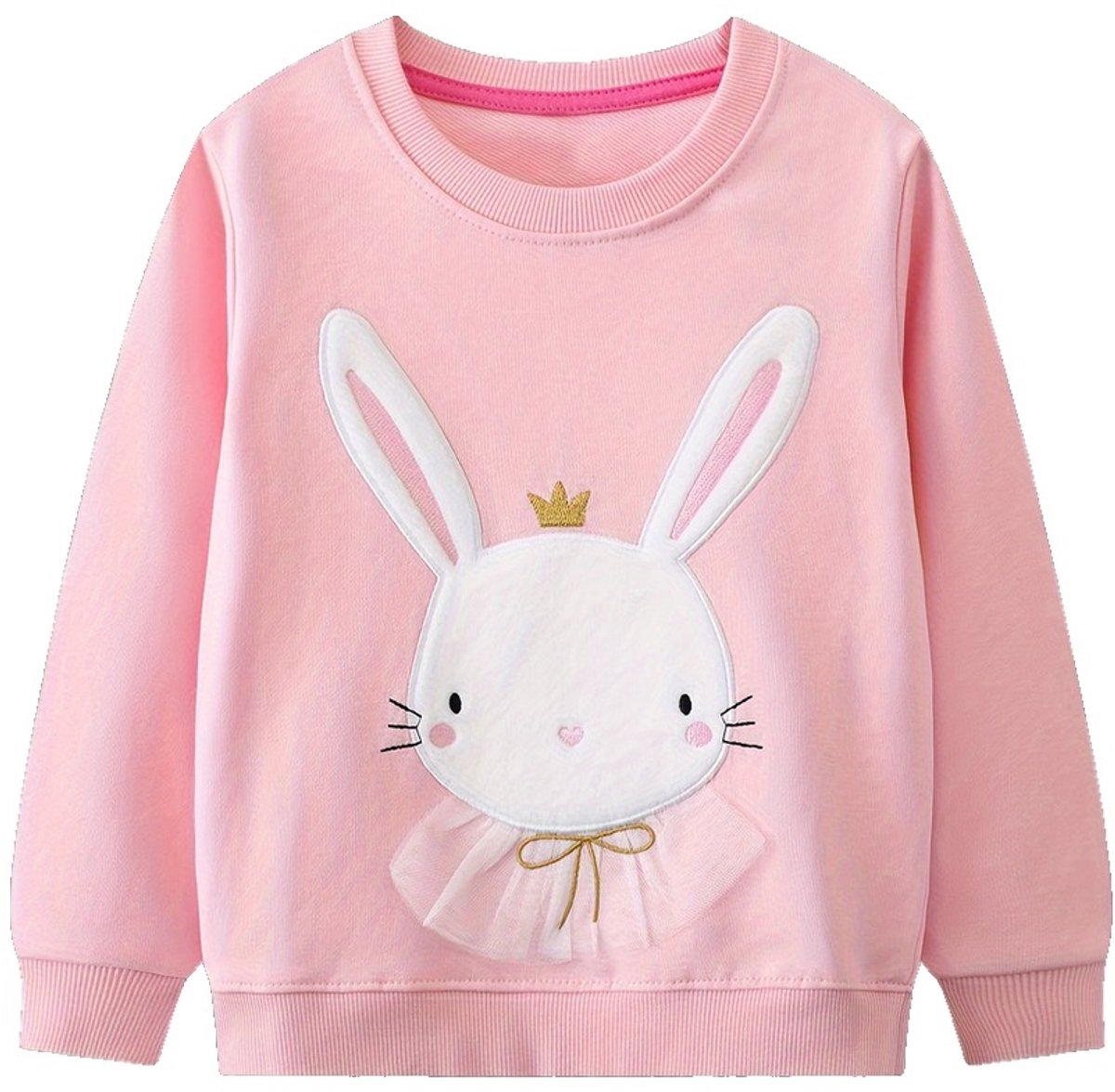 Currero Sweater Meisjes Sweaters Sweatshirt Hoodie Warme Trui Pullover Jumper Crewneck Vest 6 Jaar Roze