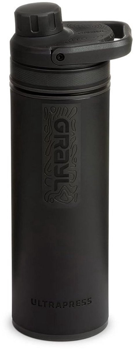 UltraPress 500ml Waterfilterfles - Snel & Eenvoudig Water zuiveren tijdens Wandelen, Kamperen & Reizen