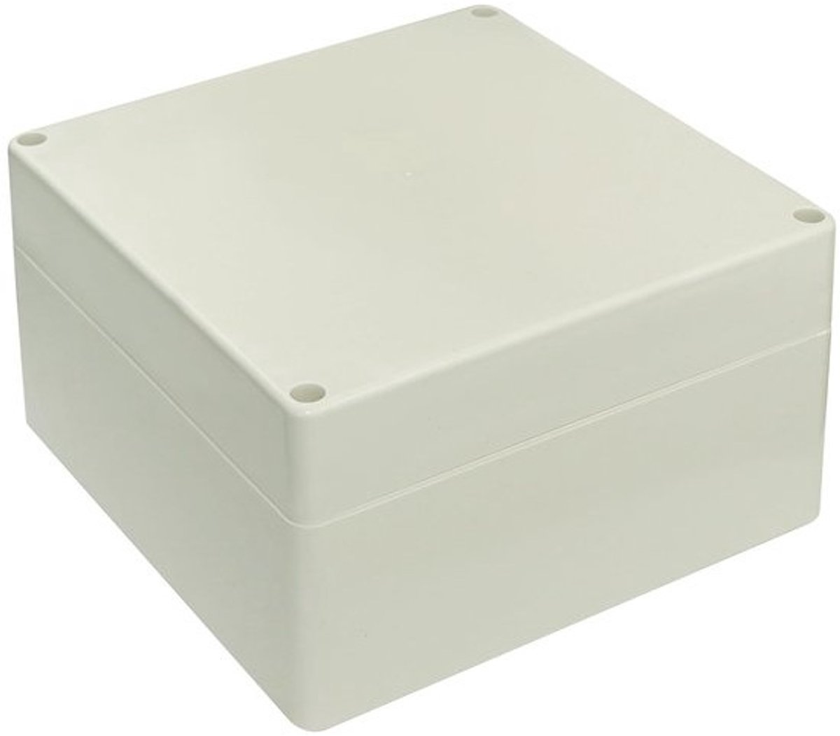 Universele Behuizing - ABS Kunststof Kast - Elektronica Projecten - IP65 Waterdicht - 160x160x90mm - Lichtgrijs