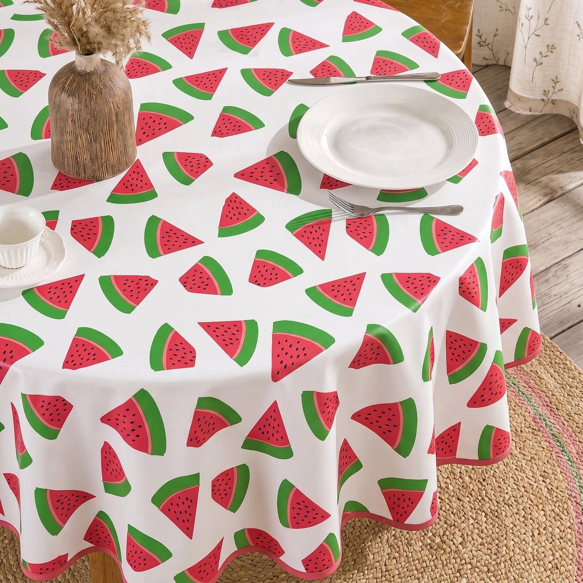 Rond Tafelzeil It's Fresh Sandia - 160cm