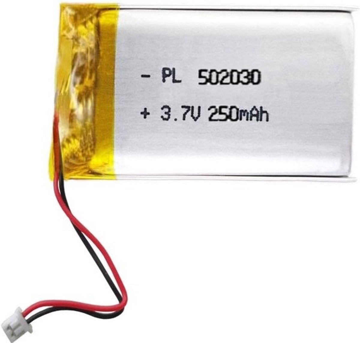 Vervangende Oplaadbare 250mAh Lipo-Batterij voor Diverse Bluetooth Headsets en Dashcams