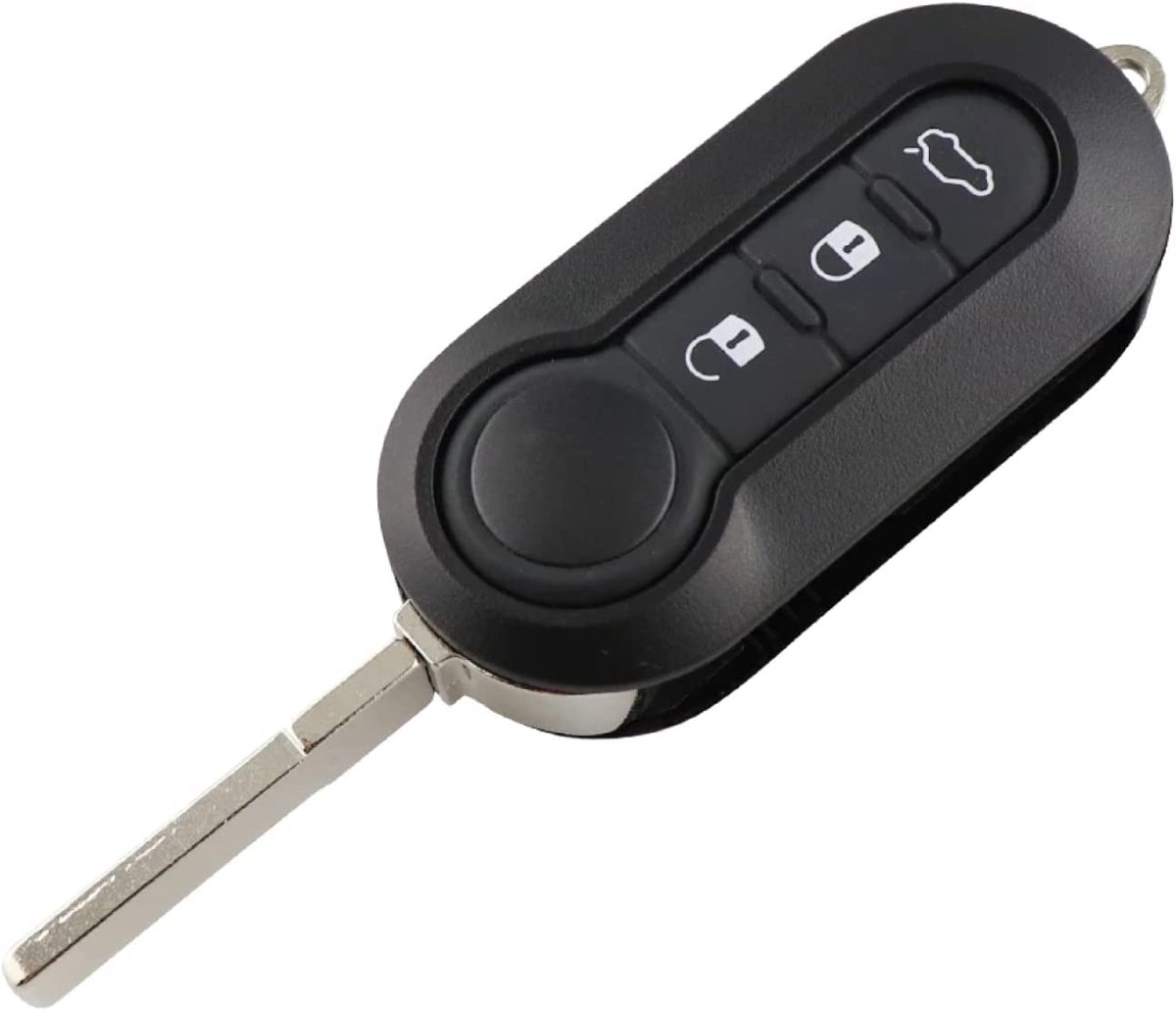 SALPIE Reservesleutelhoes voor afstandsbediening voor 3 knoppen, compatibel met Fiat Lancia Citroën Peugeot (GUSCIO - ShopVlot