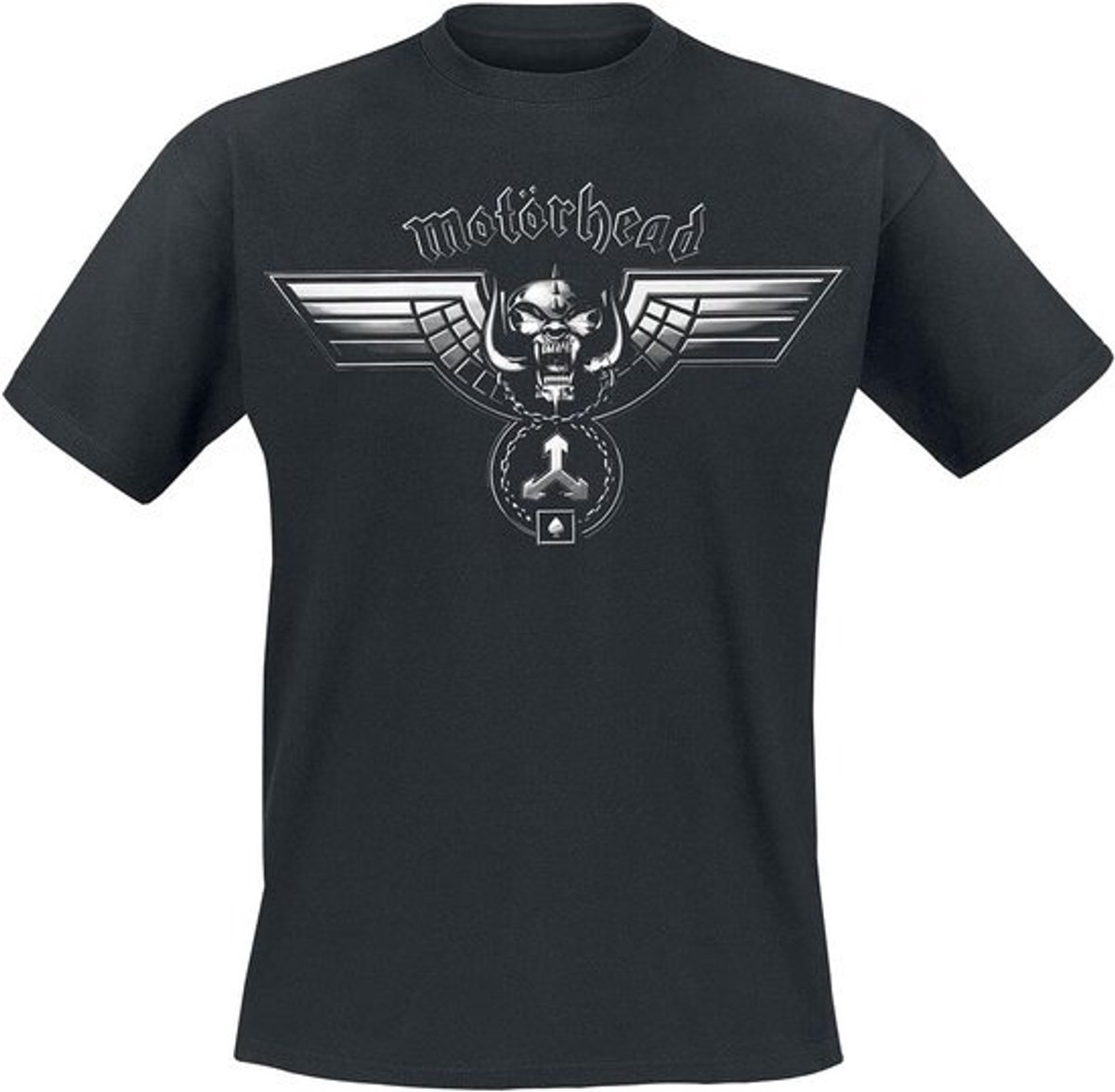 Winged Warpig T-shirt zwart - Band merchandise voor muziekliefhebbers