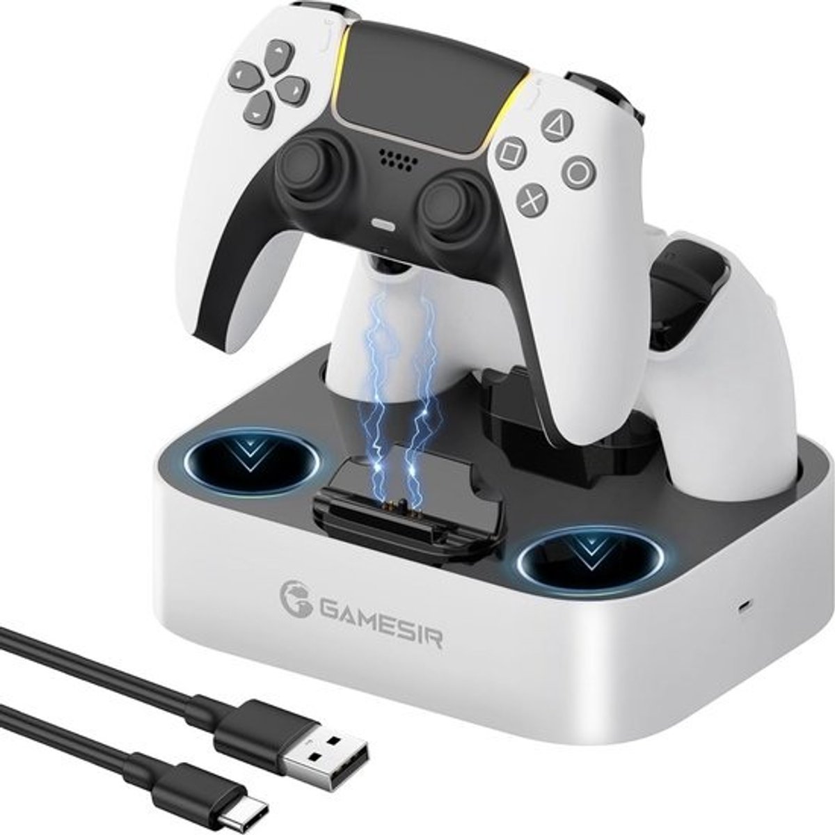 Dual Oplaadstation voor PS5 Controller - Snel Opladen met LED Indicatie
