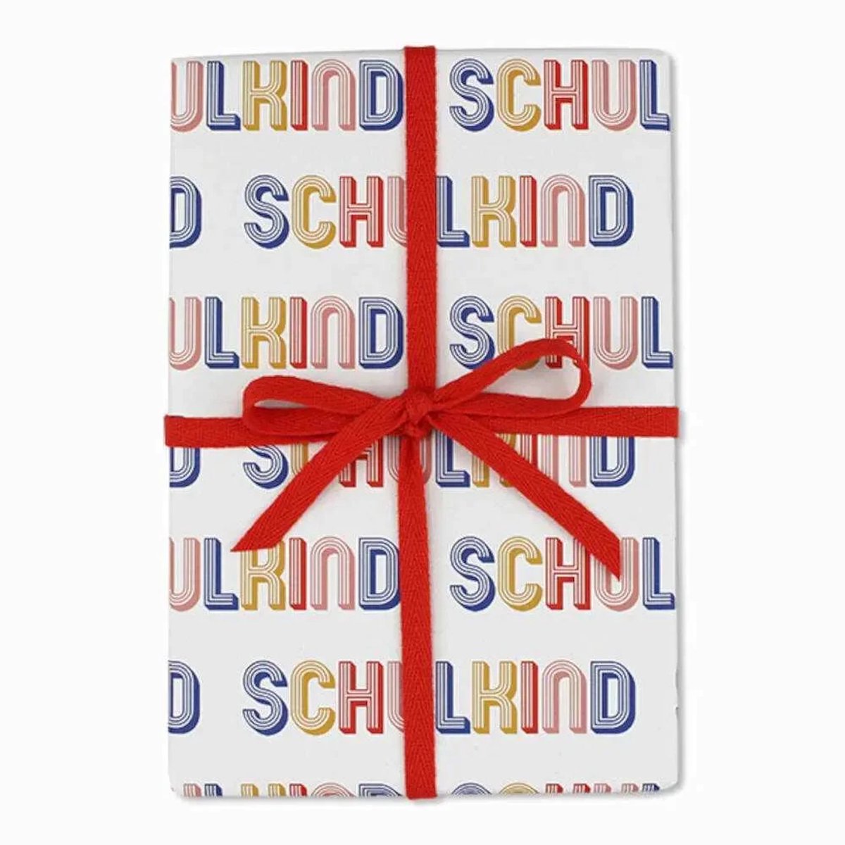 Ava & Yves inpakpapier schoolkind