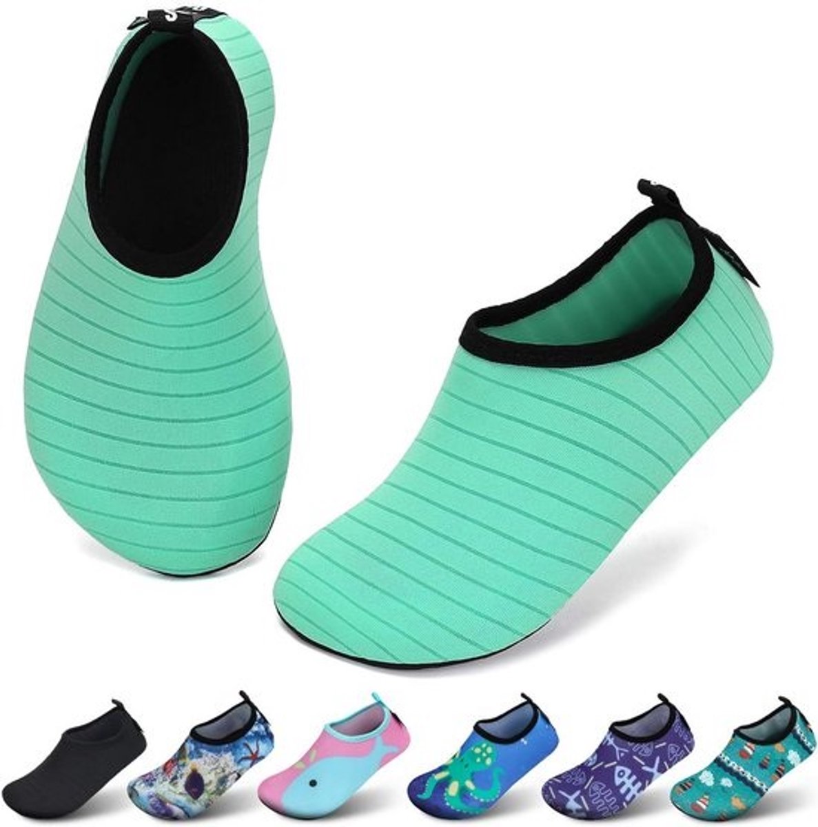 SAGUARO Children's Swimming Shoes Girls Swimming Shoes Boys Quick Drying Outdoor Aqua Shoes Pool Yoga 21-35 EU