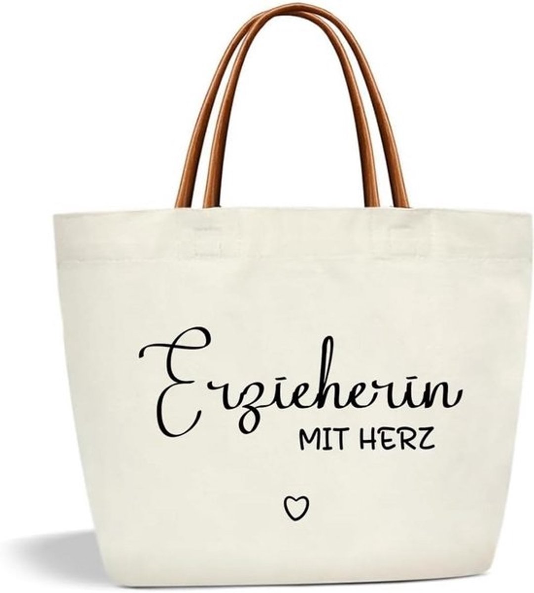 Stevige Katoenen Draagtas voor Dames - Grote Shopper Tas voor Boodschappen en Dagelijks Gebruik