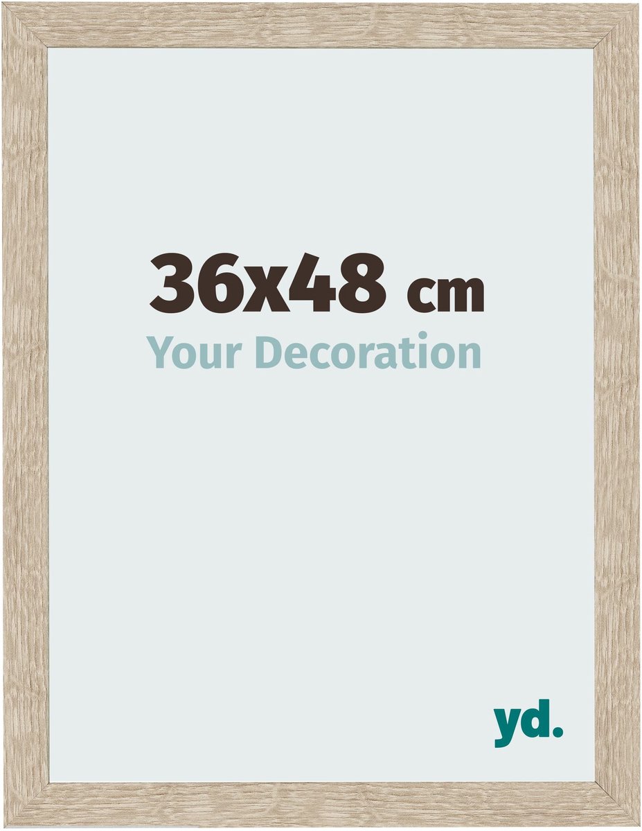 Your Decoration - Fotolijst 36x48 cm - MDF - Sonoma Eiken - Bologna