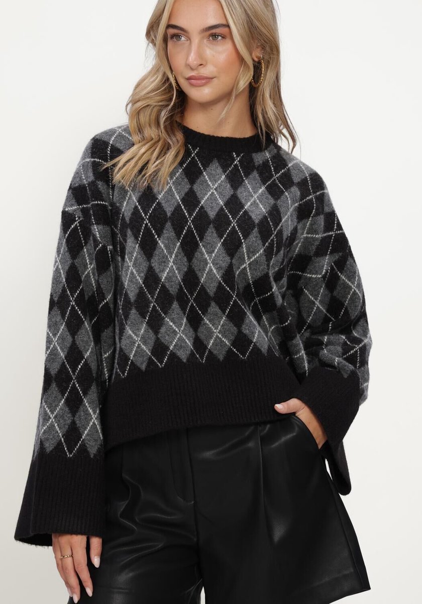 Notre-V Nv-ila Truien & vesten Dames - Sweater - Hoodie - Vest- Zwart - Maat M