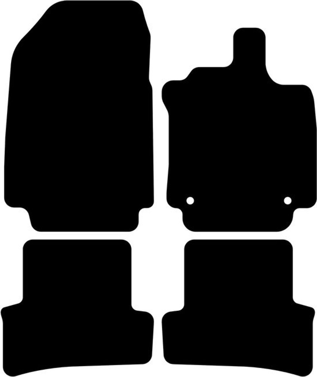 Automatten - Vloermatten Auto - Bescherming Interieur - Voertuigspecifieke Pasvorm - 4 Delige Set - Basic