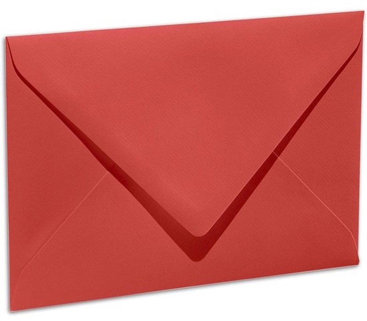 Enveloppen Geribbeld - Papieren Enveloppen - Briefverkeer - Egoutteur Ribbels - DIN B6 178 x 125 mm - Rood