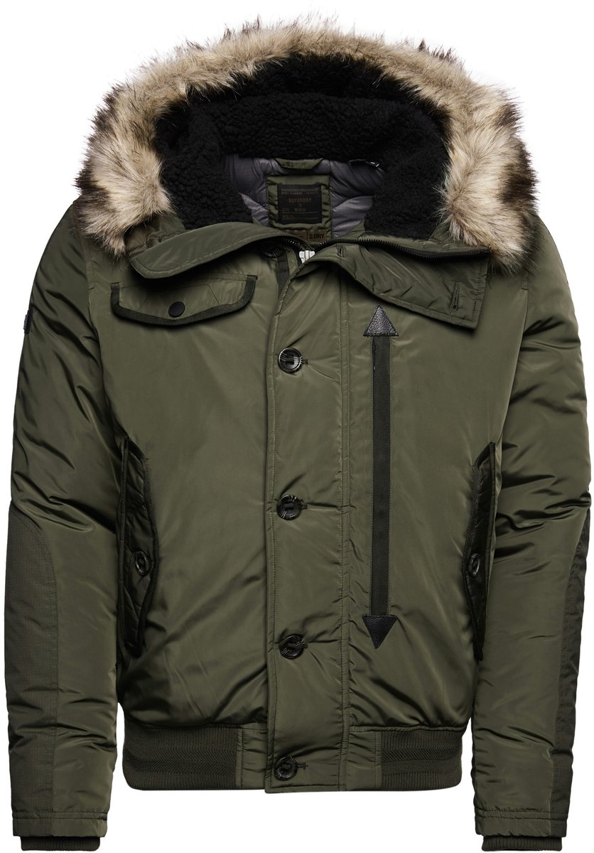 Superdry Jas Chinook Rescue Bomber M5010341a Mannen Olijf