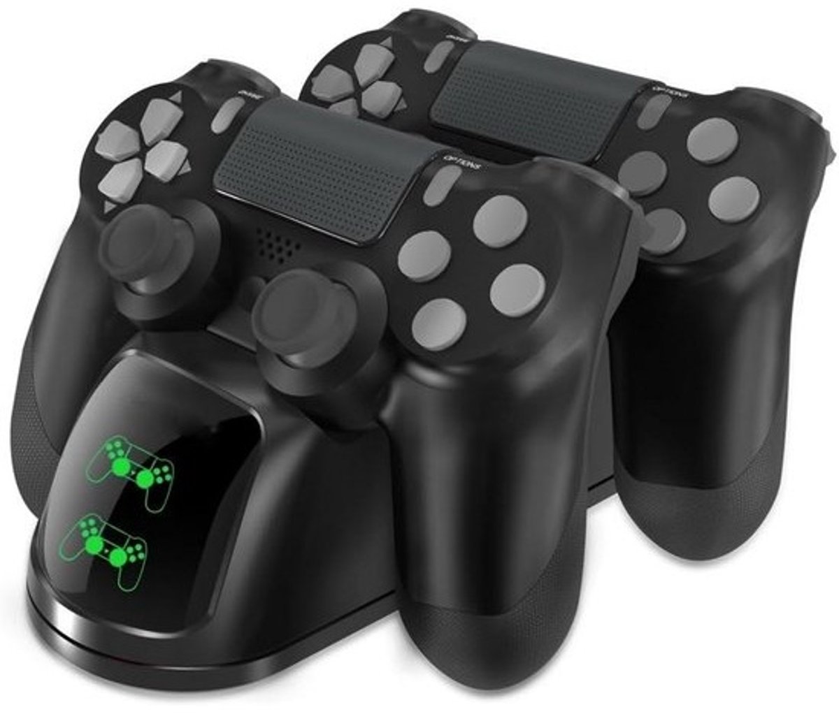 Dubbel Laadstation voor PS4 Controllers - Zwart
