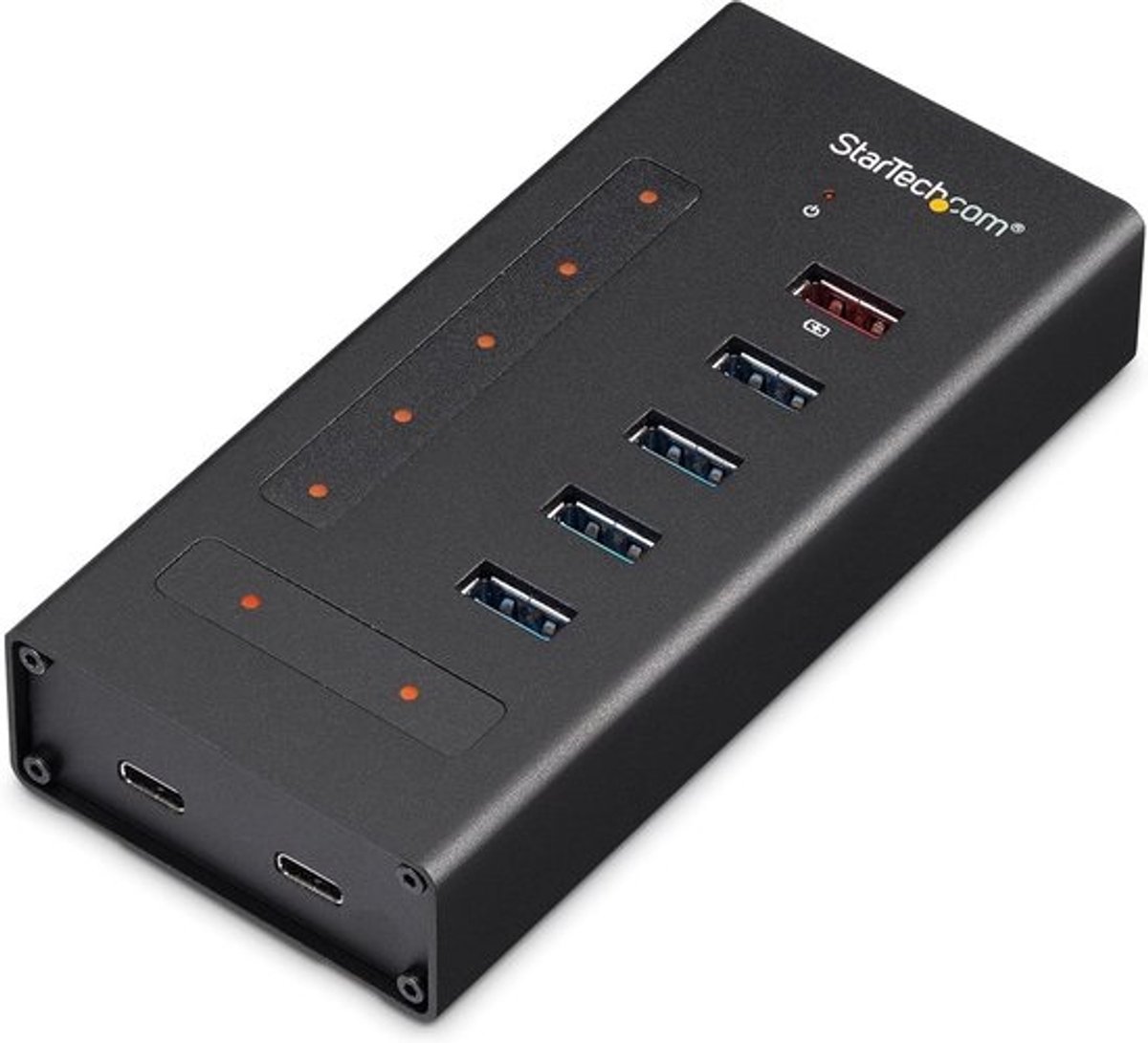 7 Poorts USB Hub USB 3.0 - Metalen Behuizing - USB-A en USB-C Aansluitingen