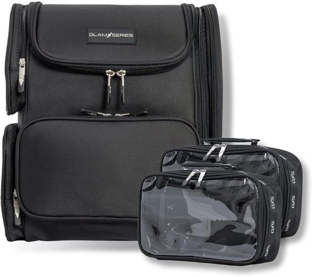 Stijlvolle Verlichte Make-up Tas voor Contentcreatie en Tutorials