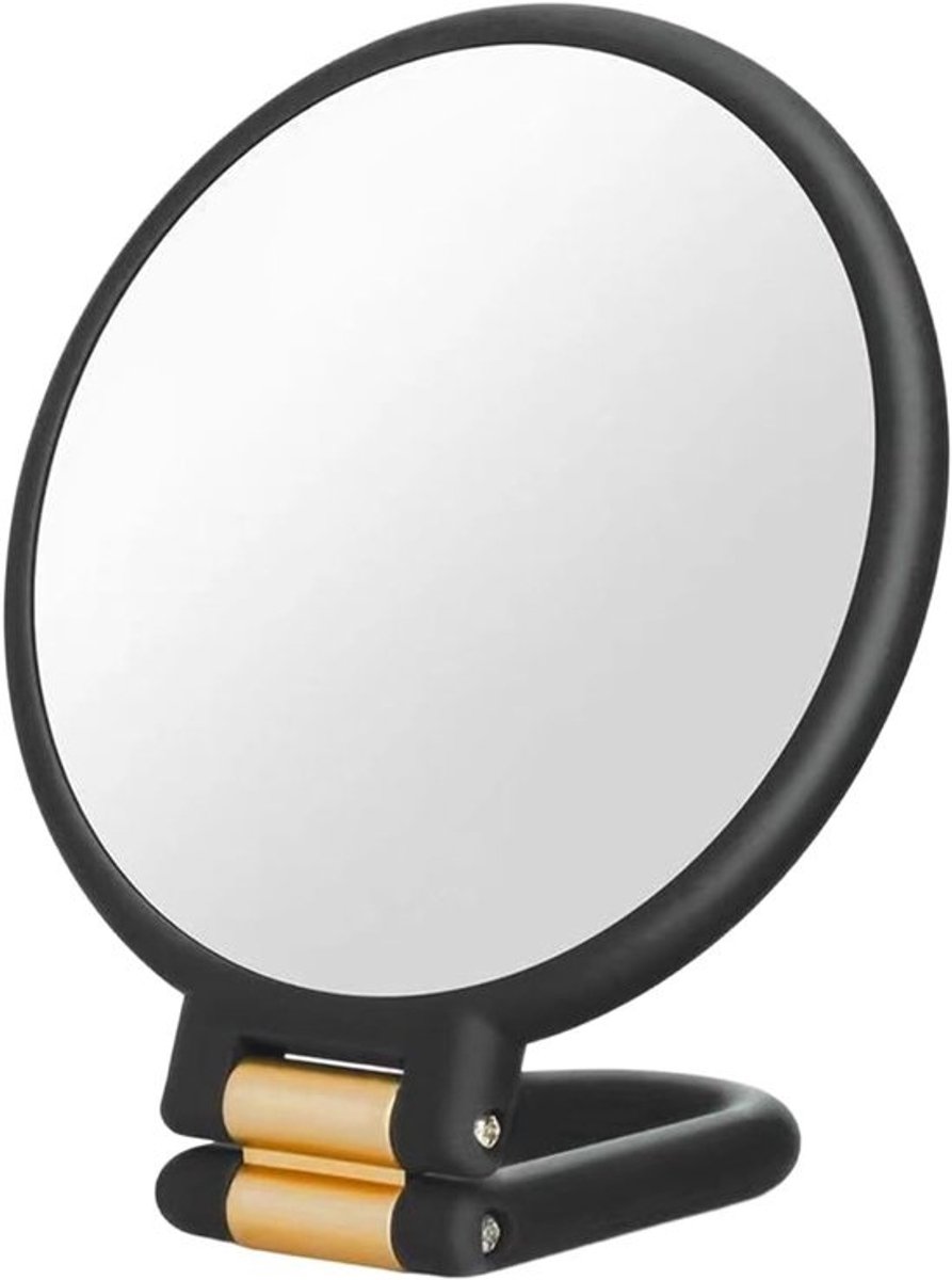Make-up Spiegel - Vergrotend Tafelmodel - Precisie Styling - 50-voudige Vergroting - 24 x 13.5 cm - Zwart