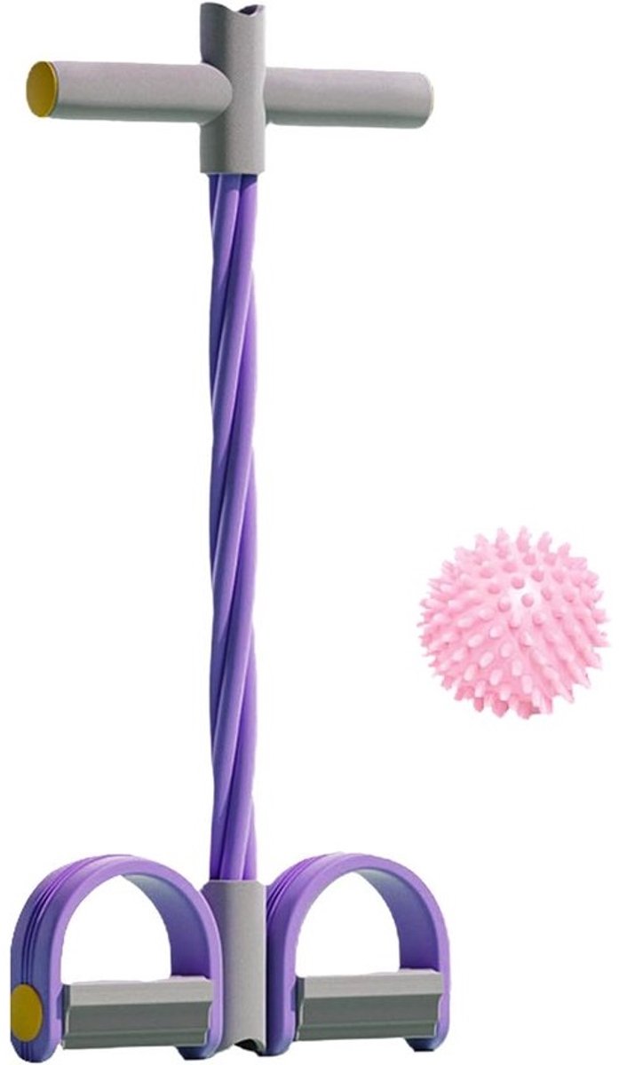 Pedaal Extractor Touw - Weerstandstouw Fitness - Thuis Sporten - Vier Buizen Ontwerp - ca. 26.5 x 46 cm