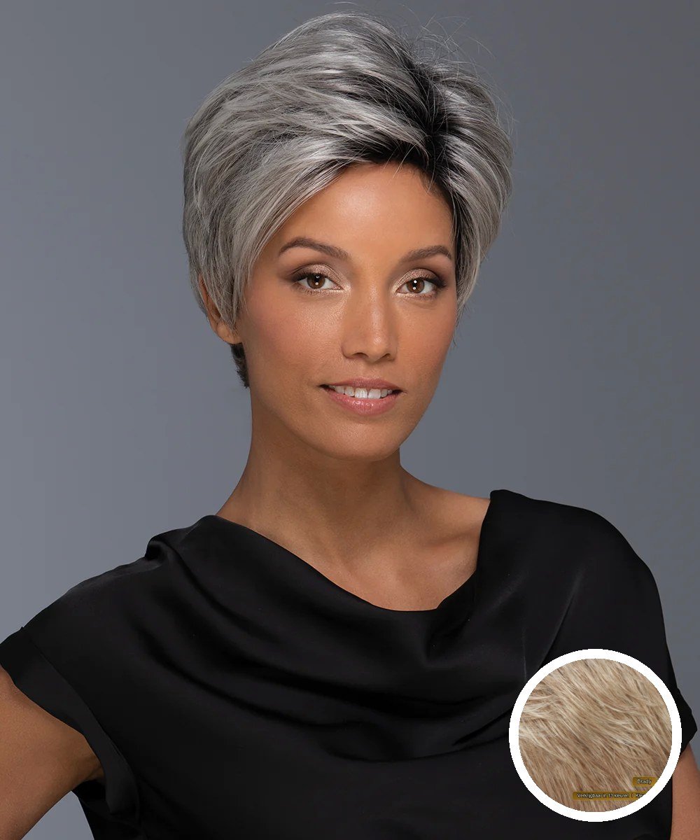 Estetica Designs Synthetisch Kort Haarwerk Brady Pure Stretch Cap - Bruin RH1488