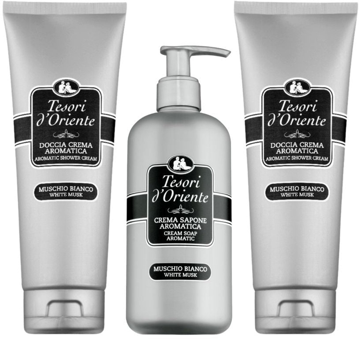 Tesori d’Oriente White Musk Set 2x Douchecrème & 1x Handzeep