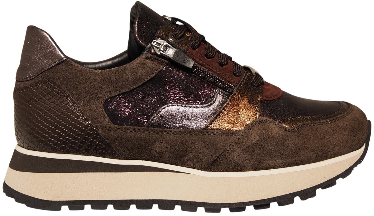 Footnotes Elke 31.009.2541 Bruin sneaker