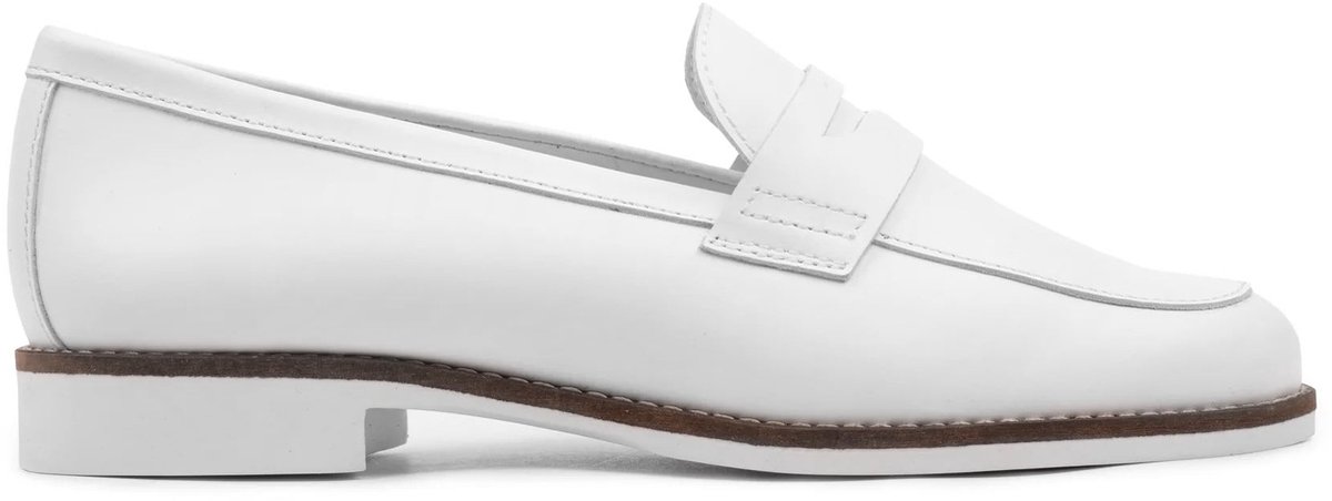 Omnio code loafers dames wit leer
