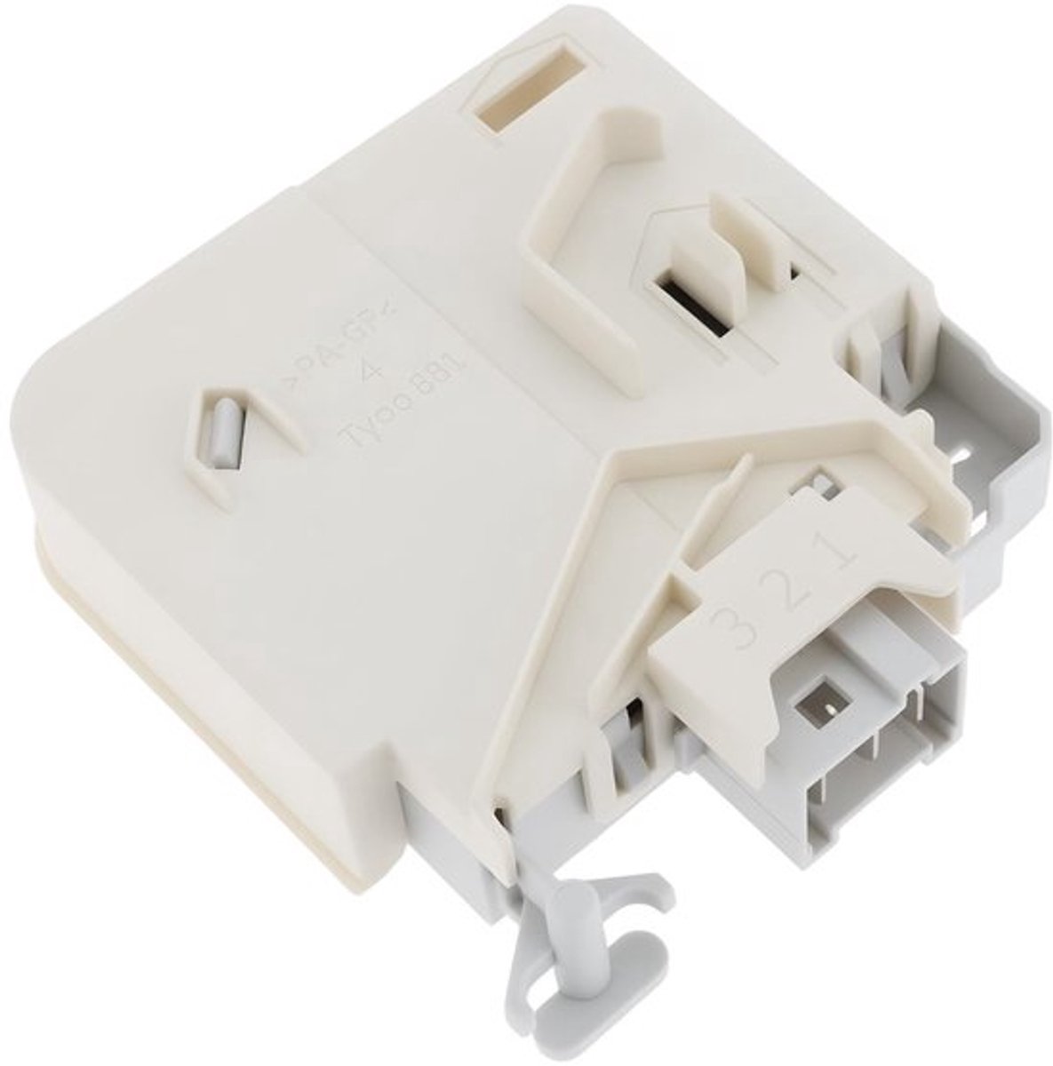 Wasmachine Deur Interlock Schakelaar 616876 Compatibel met Meerdere Modellen