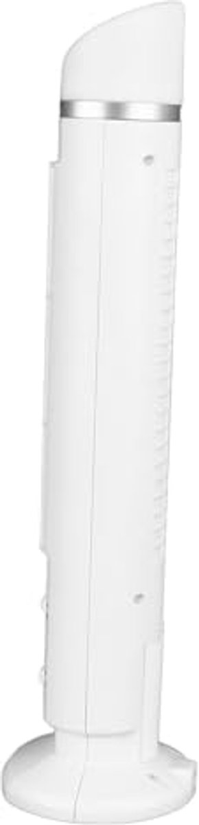 SnelShoppen - Bladeloze Torenventilator met 90 Graden Oscillatie, Stille USB Bureauventilator voor Thuis, Slaapkamer, Kantoor - Draagbaar, Wit, met Ve