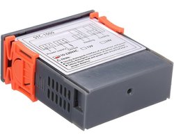 Temperatuurcontroller met Groot LED Display - Koel/Verwarm Modus - Temperatuurmeting 50°C tot 199°C - Geschikt voor Koelkast/Water Tanks - Eenvoudig te Bedienen - Temperatuur Kalibratie - Thermostaat