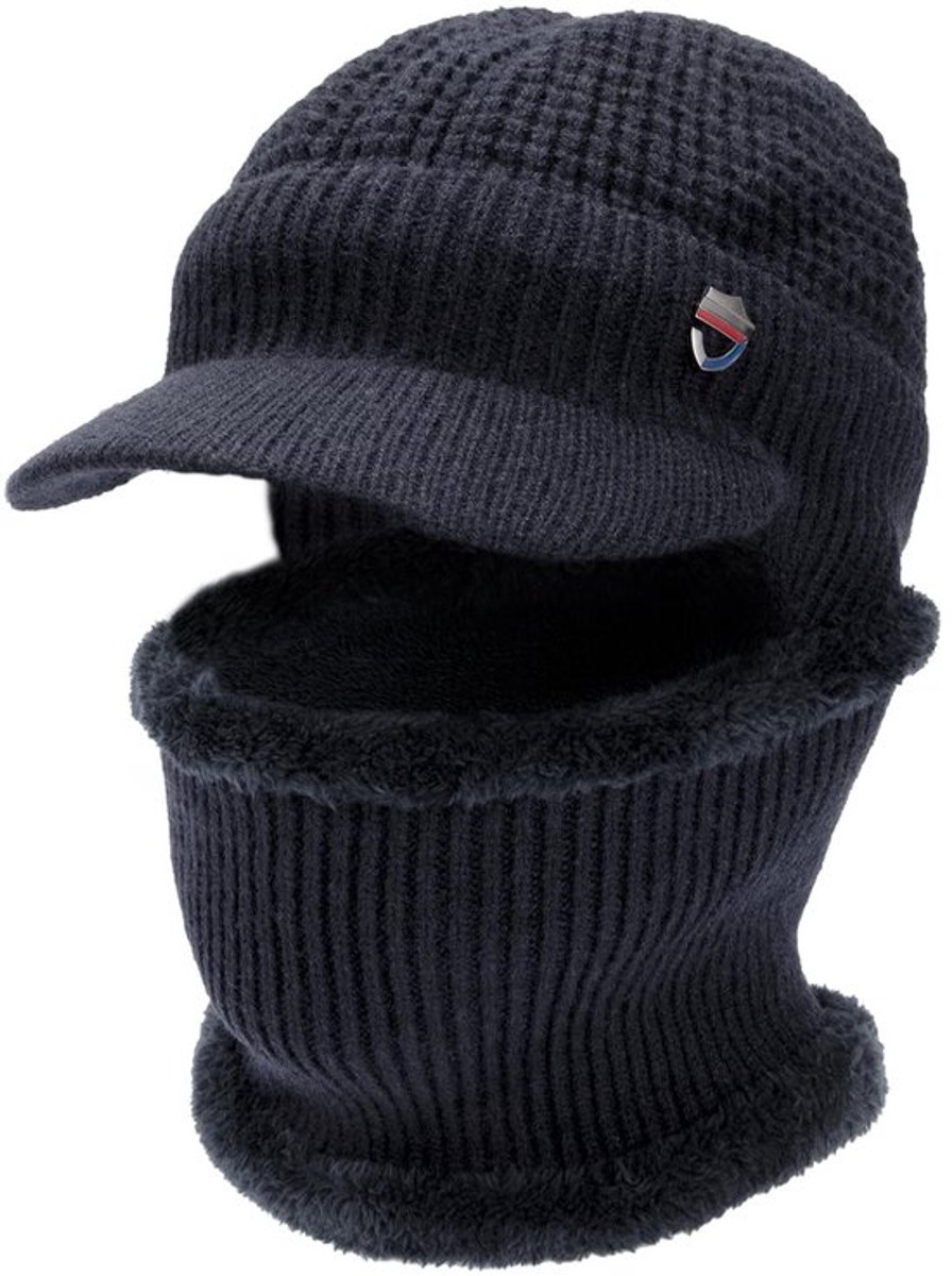 Bivakmuts Warm - Dubbellaags - Winddicht - Unisex - Outdoor Sporten - Hoofdomtrek Verstelbaar - Skimaske