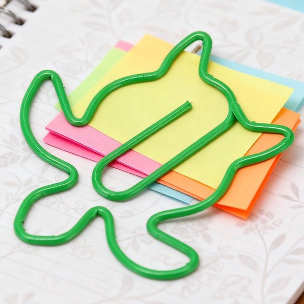 Papieren Clips Diervormig Ontwerp - Gegalvaniseerd Metaal - Sterke Klemkracht - Decoratieve Clips - Klein Formaat - 100 Stuks - Paperclips