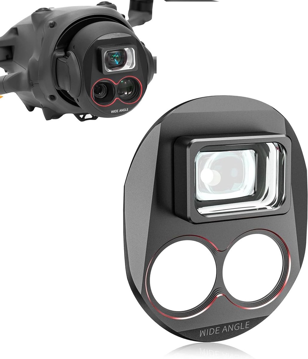 Hoogwaardige Groothoeklens voor Drones - Multi-Coated Optisch Glas, 110° Kijkhoek, Ideaal voor Landschapsfotografie en Videoproductie