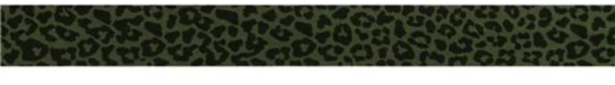 Oaki Doki Tricot de Luxe Panter groen