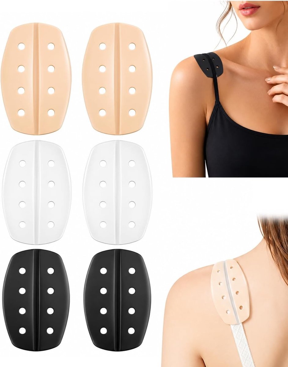 Antislip siliconen kussens voor beha-bandjes | Comfortabele schouderontlasting, zachte pads en ondersteuning voor bandjes