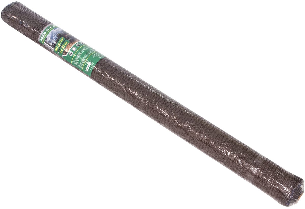 SnelShoppen - Bruin Privacyscherm 1x10m - Hoogwaardig UV-bestendig Polyethyleengaas voor Tuin, Schaduw en Hekken - Ideaal voor Feest, Camping en Buite