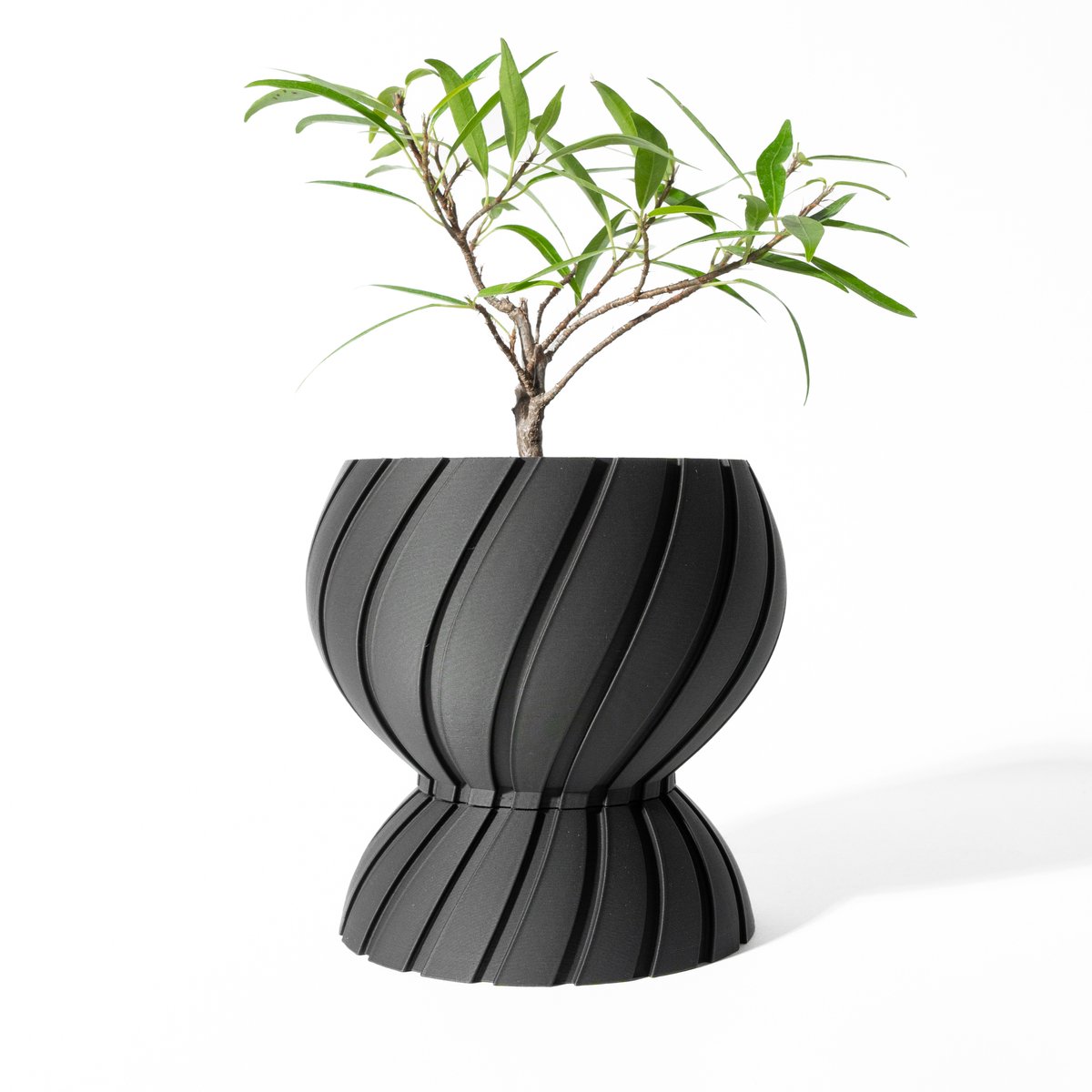 Skushy Maki Bloempot - Moderne Designpot voor Kamerplanten - Sculpturale Plantenpot voor Woonkamer en Kantoor - Premium Woondecoratie