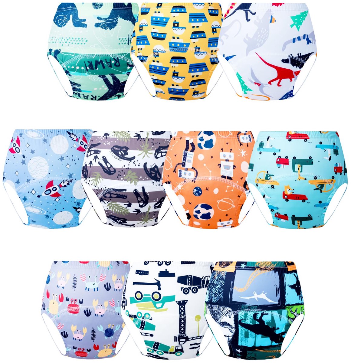 SnelShoppen - JackLoveBriefs Zindelijkheidstraining Trainingsonderbroek Kinderen 2-5 Jaar, Comfortabele Onderbroek, Ademend Katoen, Leerzaam en Prakti