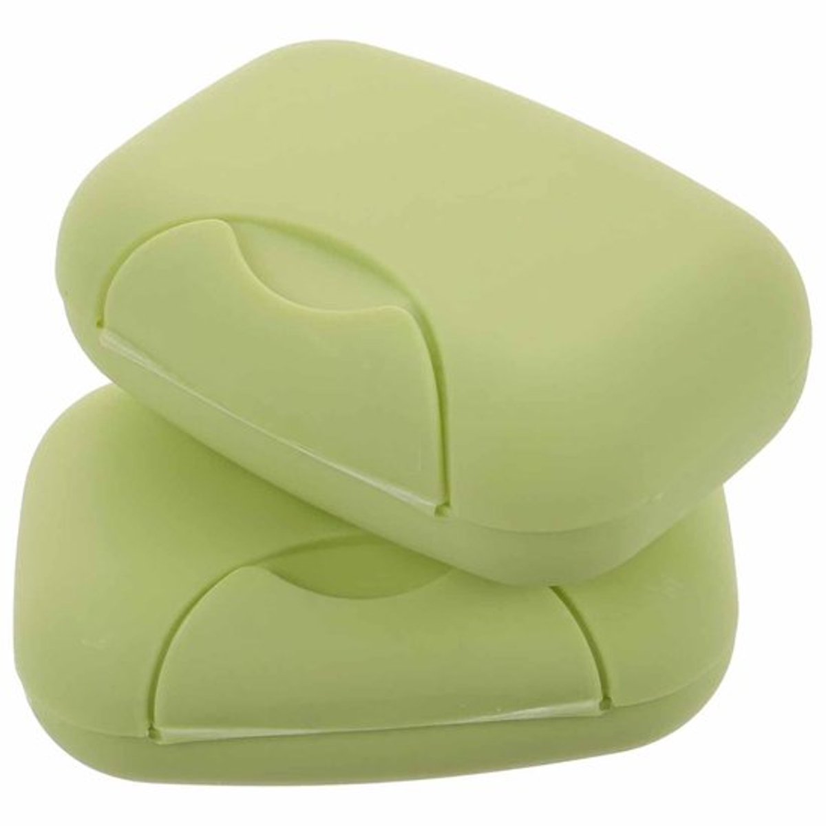 Zeepdoosje Waterproof - Compact - Reis - Hygiënische Opslag - Duurzaam - 2 Stuks - 7,5 x 11,5 cm - Zeepcontainer