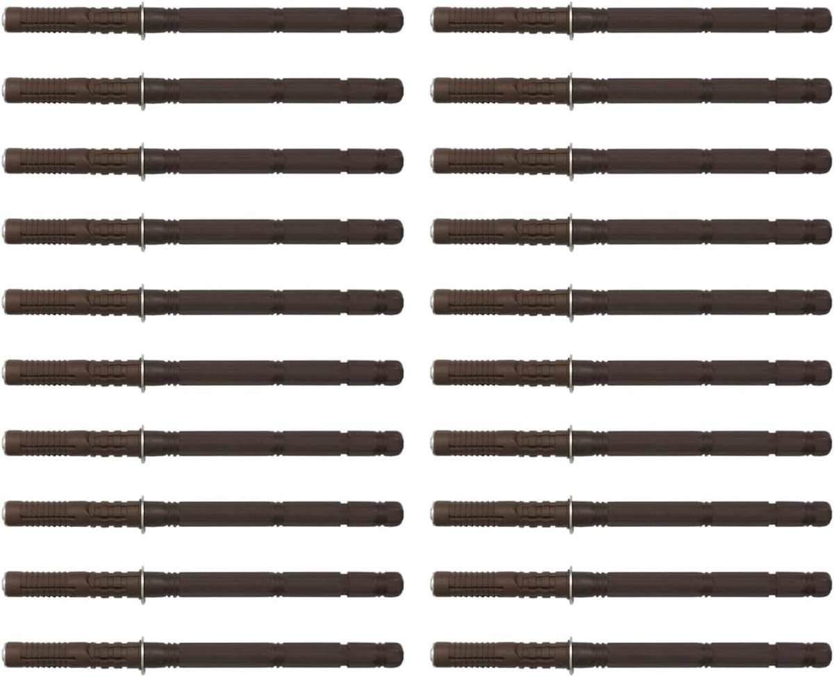 Verstevigingsset voor Verborgen Planken - 20 Stuks Zware Steunbeugels voor Muurmontage, DIY Plankondersteuning (14x140mm)